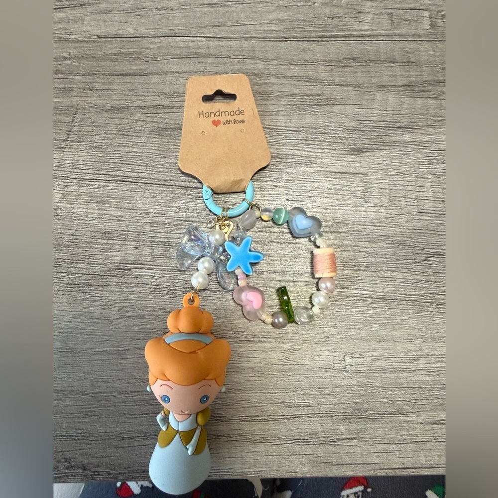 Handmade Cinderella keychain